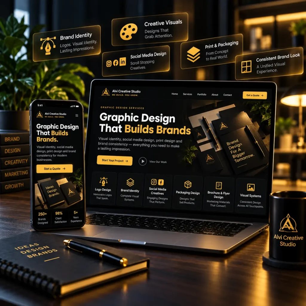 Graphic Design Hero Section Image